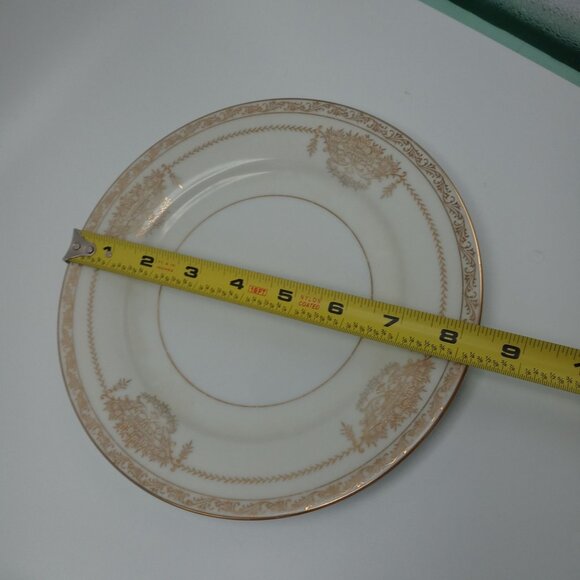 Noritake Bancroft Gold Flower Basket Salad Plate 5481 Japan Porcelain - Picture 10 of 13